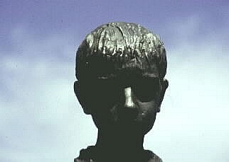 One Lidice child of the sculpture.